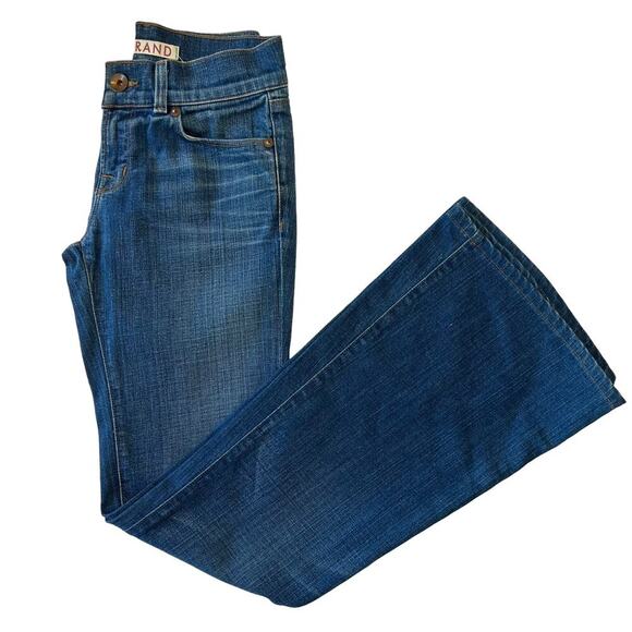 J Brand Mid Rise Dark Wash Flare Jeans Size 25 - Picture 1 of 6